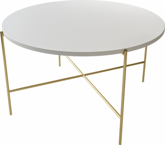 Журнальный стол Round White&Gold в аренду