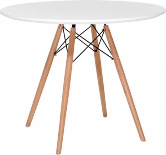 Банкетный стол Eames Style White белого цвета в аренду