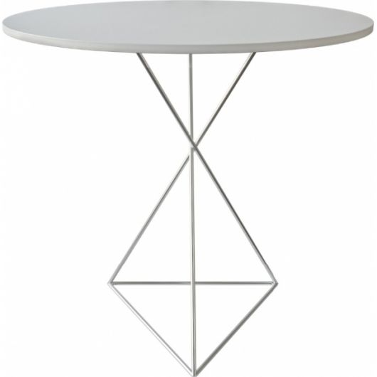 Стол Crystal White белого цвета в аренду