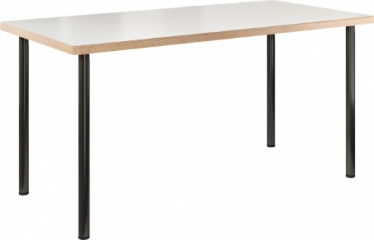 Стол Mid White & Black белого цвета в аренду