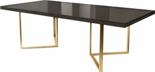 Банкетный стол Motus Black Gold черного цвета в аренду