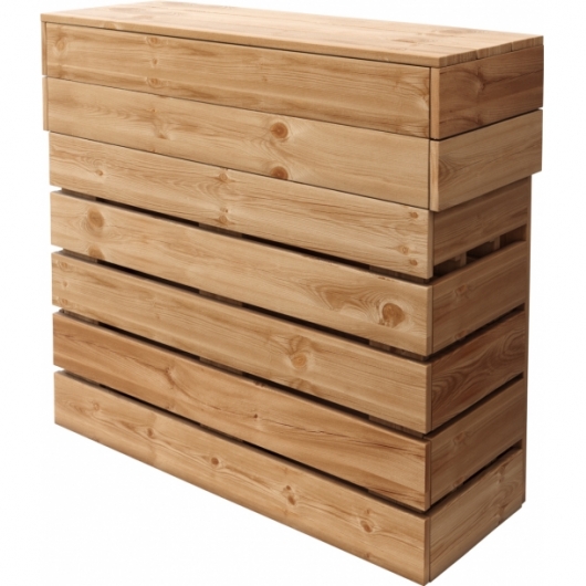 Барная стойка Pallet Bar натурального цвета в аренду