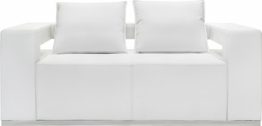 Двухместный диван Hi-Tech White белого цвета в аренду