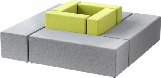 Диван модульный Block Lime в аренду