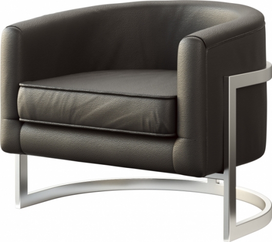 Кресло Alice Silver Black черного цвета в аренду