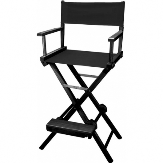 Гримерный стул Make Up черного цвета в аренду