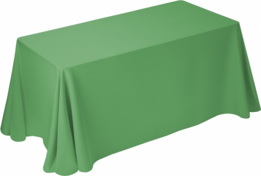 Скатерть прямоугольная Pantone 361 U зеленого цвета в аренду