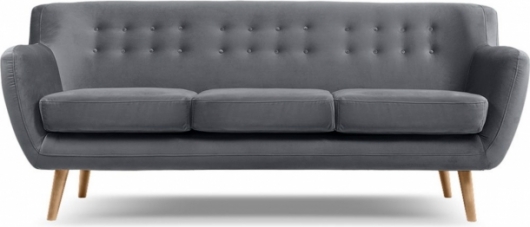 Трехместный диван Edinburgh серого цвета в аренду