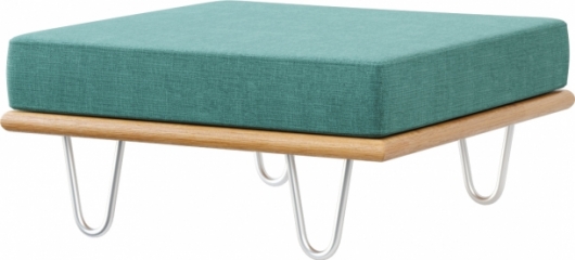 Пуф California Mint мятного цвета в аренду