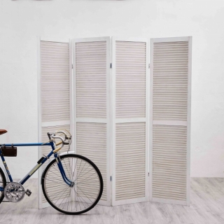 Ширма Fold White белого цвета в аренду