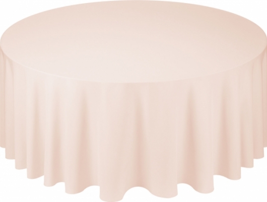 Скатерть круглая Pantone 475 U персикового цвета в аренду