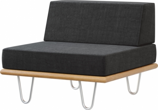 Модульная секция California Black черного цвета в аренду