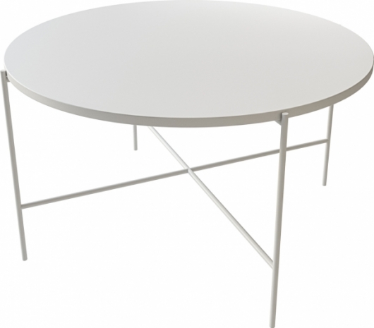 Журнальный стол Round White белого цвета в аренду