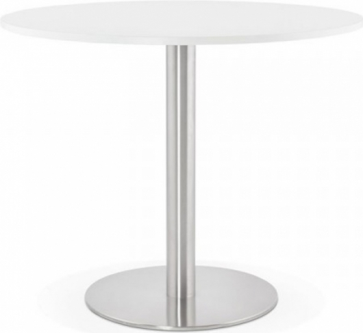 Банкетный стол Expo White d80 белого цвета в аренду