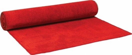 Ковровая дорожка Covering Red красного цвета в аренду