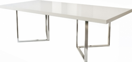 Банкетный стол Motus White Chrome белого цвета в аренду