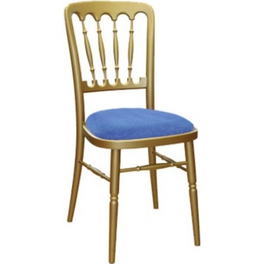 Стул Napoleon Gold Blue синего цвета в аренду