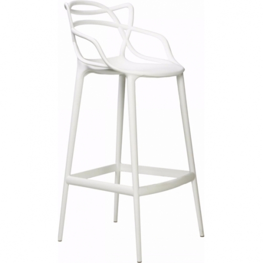 Барный стул Masters White белого цвета в аренду