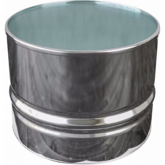 Журнальный стол Barrel Table Silver в аренду