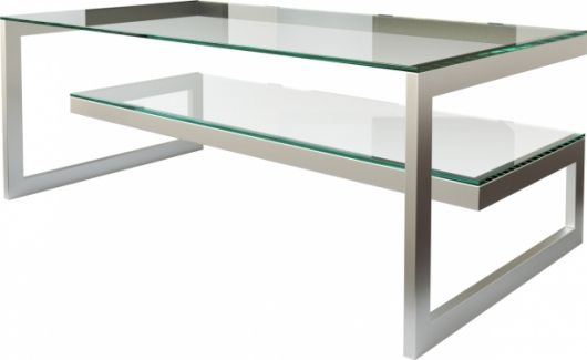 Журнальный стол Andrian Silver серебристого цвета в аренду