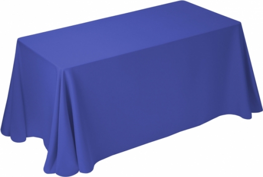 Скатерть прямоугольная Pantone 286 U синего цвета в аренду