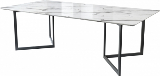 Стол Motus White Black мрамор в аренду