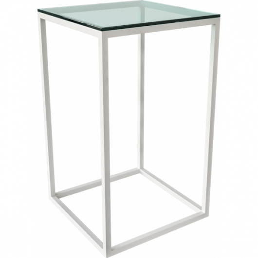 Стол-консоль White Glass в аренду