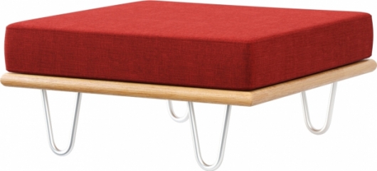 Пуф California Red красного цвета в аренду