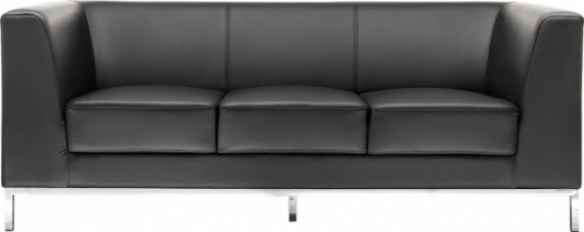 Трехместный диван President Black черного цвета в аренду