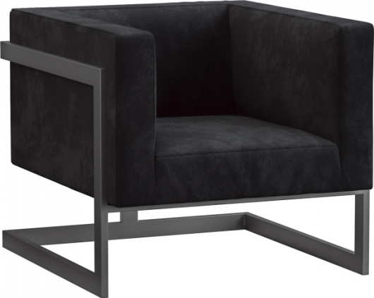 Кресло Andrian Graphite Black черного цвета в аренду