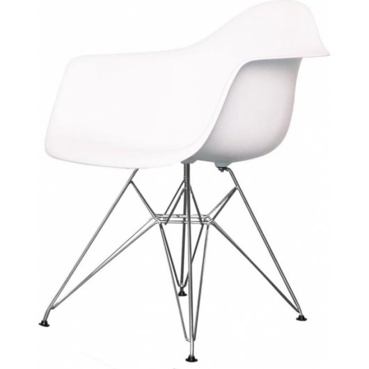 Стул Eames DAR White белого цвета в аренду
