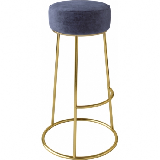 Барный стул Morbido Blue синего цвета в аренду