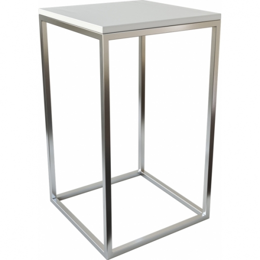 Стол-консоль Silver White серебристого цвета в аренду