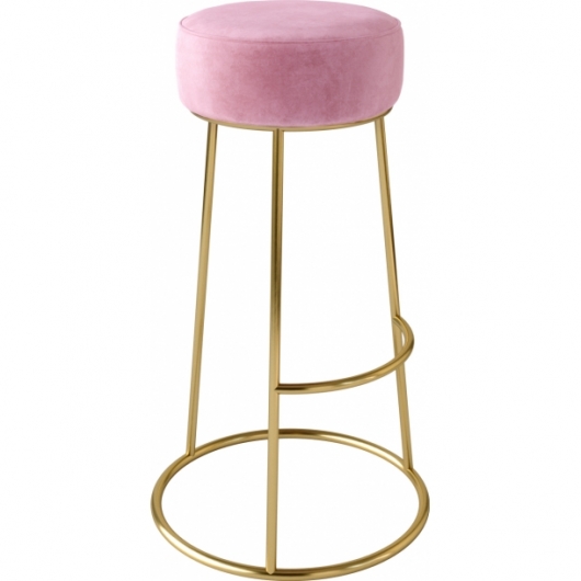 Барный стул Morbido Rose розового цвета в аренду