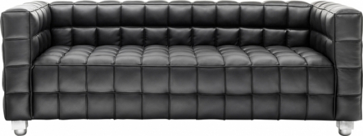 Трехместный диван Kubus Black черного цвета в аренду