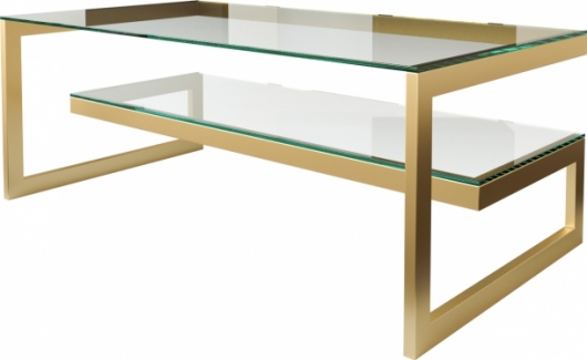 Журнальный стол Andrian Gold золотого цвета в аренду