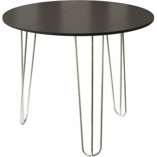 Amsterdam Round Black Chrome