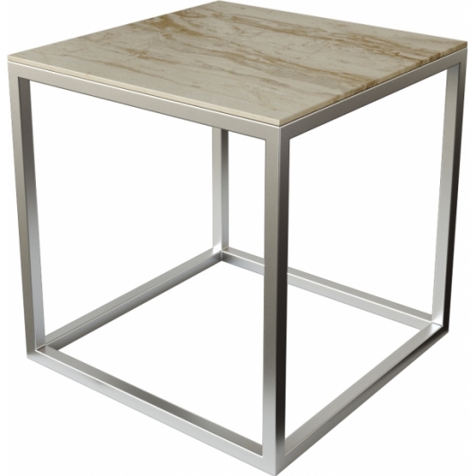 Журнальный стол SM серебристого цвета в аренду