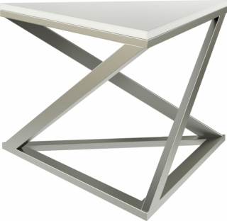 Triangle Silver White