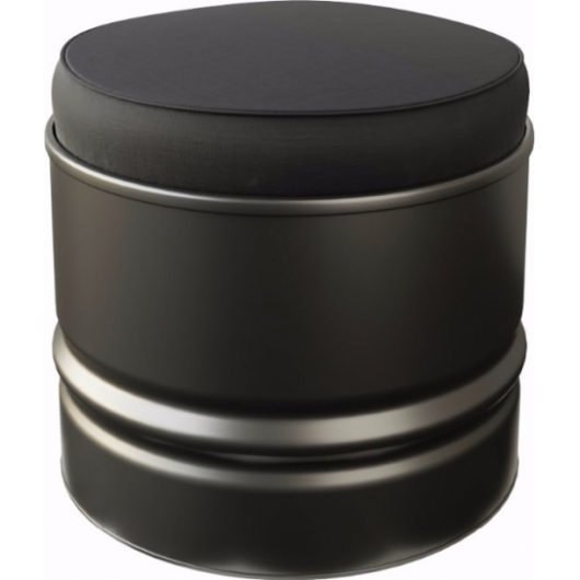 Пуф Barrel Black черного цвета в аренду