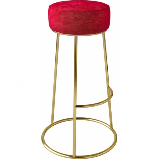 Барный стул Morbido Red красного цвета в аренду