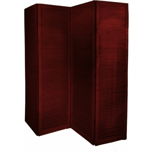 Ширма Fold Deep Red бордового цвета в аренду