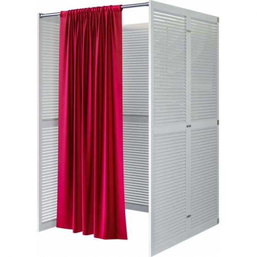 Примерочная кабина White белого цвета в аренду