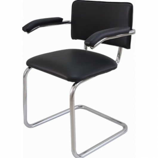 Стул с подлокотниками Silvia Black в аренду