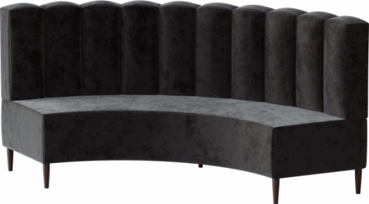 Модульная секция Vienna Black черного цвета в аренду