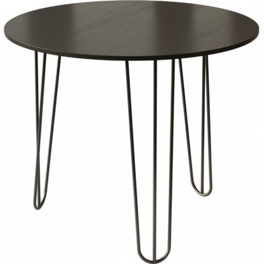 Банкетный стол Amsterdam Round Black черного цвета в аренду