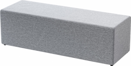 Банкетка Block Grey Серого цвета в аренду