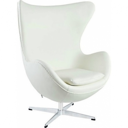 Кресло Egg White белого цвета в аренду