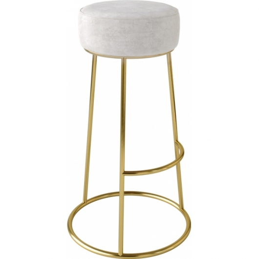 Барный стул Morbido White белого цвета в аренду