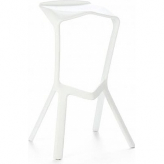 Барный стул Miura White белого цвета в аренду